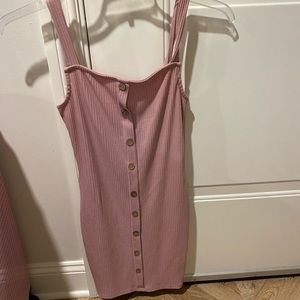 Pink Body Con Dress